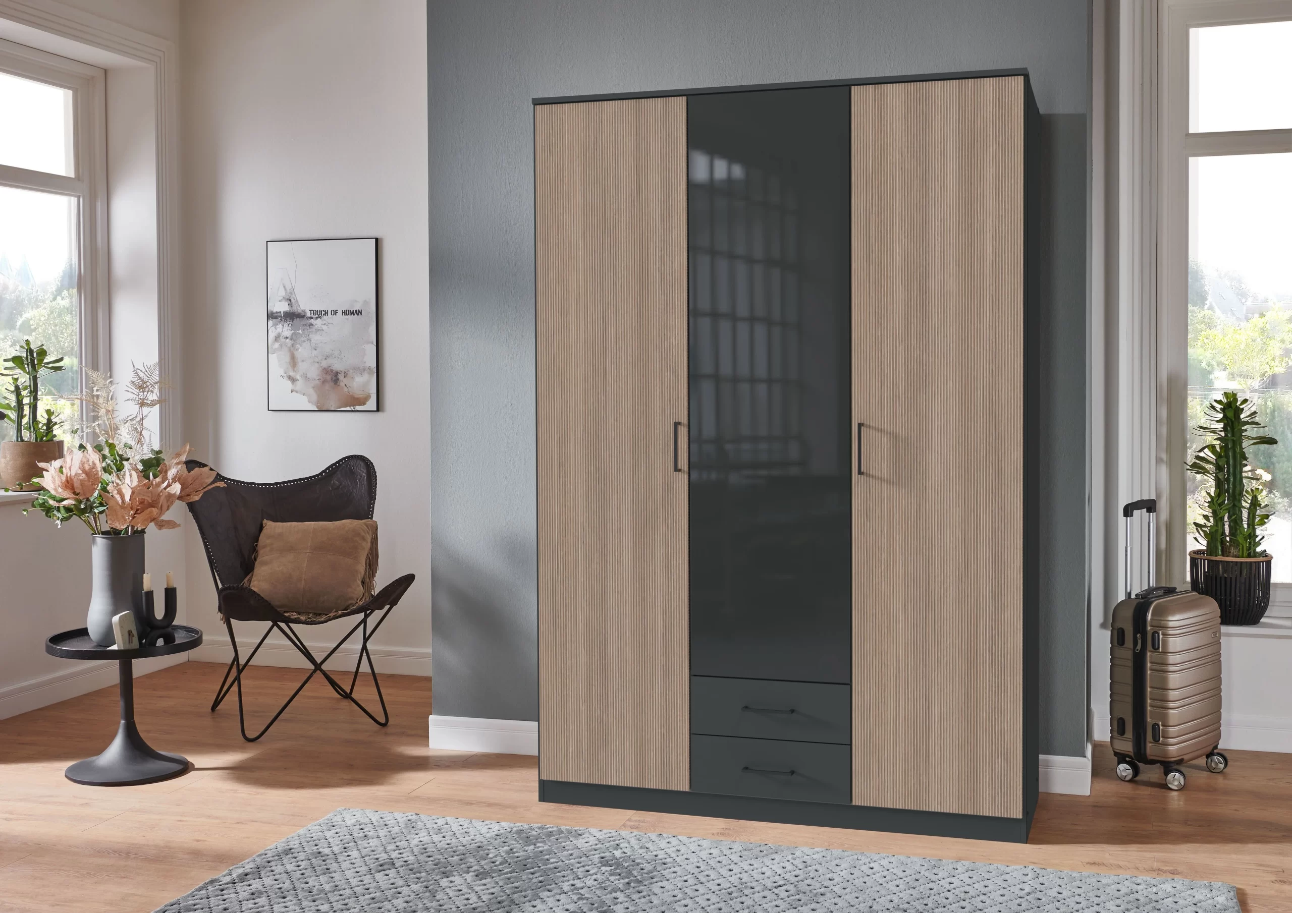 357-1769446888-69779de8599fe-w-main.webp Fulda 3 Door 2 drawer and Glass door - Image 1