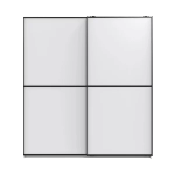 Ulm  135 White sliding Wardrobe