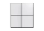 Ulm 180 White sliding Wardrobe