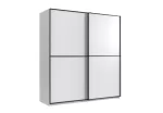 Ulm 180 White sliding Wardrobe - Image 2