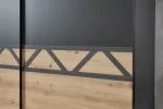 Aberdeen x38771 - GRAPHITE AND ARTISAN OAK