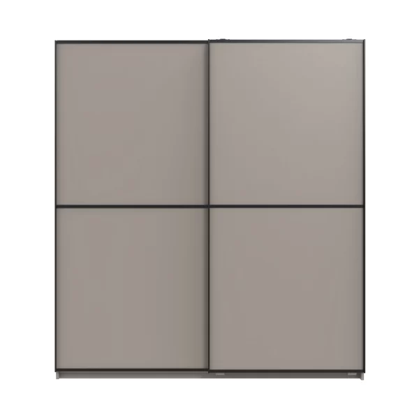 Ulm 180 Grey sliding Wardrobe