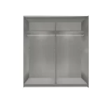Ulm 180 Grey sliding Wardrobe - Image 4