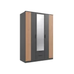 Nameer 3 Door wardrobe with Drawers - Image 3