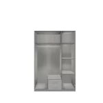 Nameer 3 Door wardrobe with Drawers - Image 7