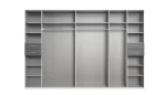 VEGAS 7 DOORS Grey sahara, drawers + appl. graphite - handles black - Image 6