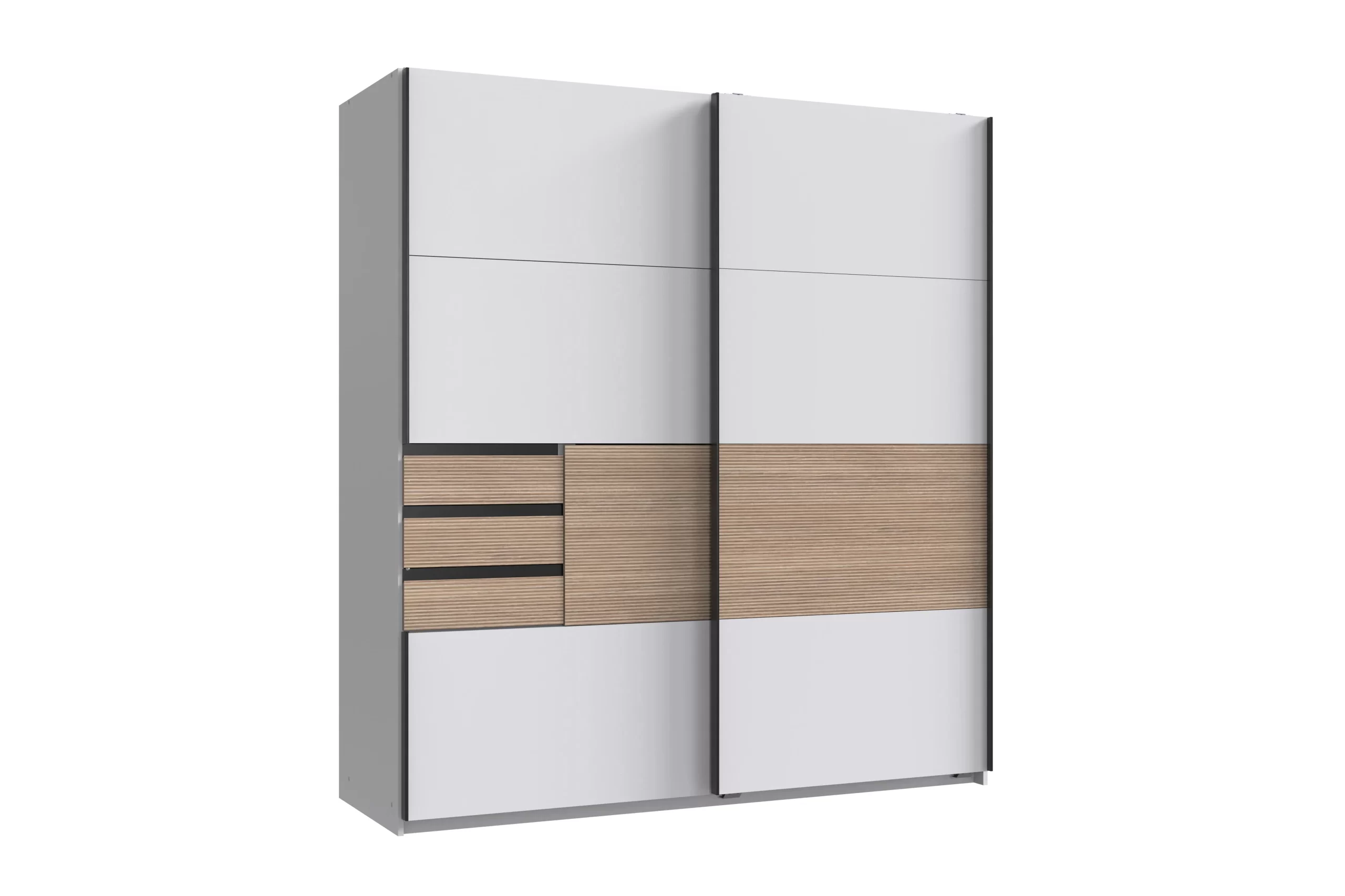 369-1771935953-699d98d1456f6-w-main-1.webp Bermen Sliding wardrobe White - Image 1