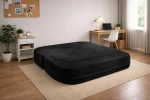 Emma Sofa Bed Black 2 seater - Image 2