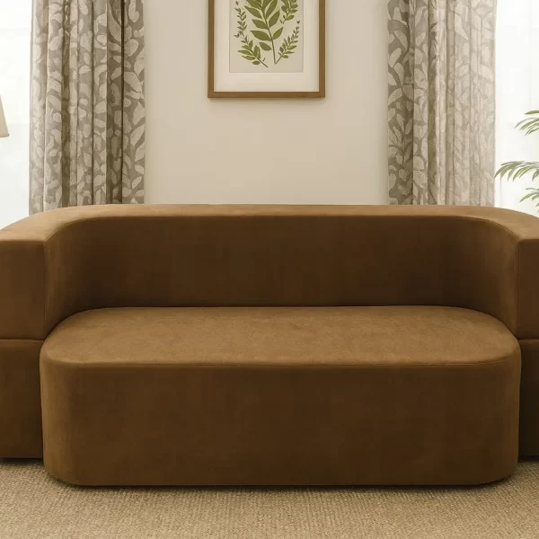 Emma Sofa Bed Beige 2 seater