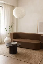 Emma Sofa Bed Beige 2 seater - Image 2