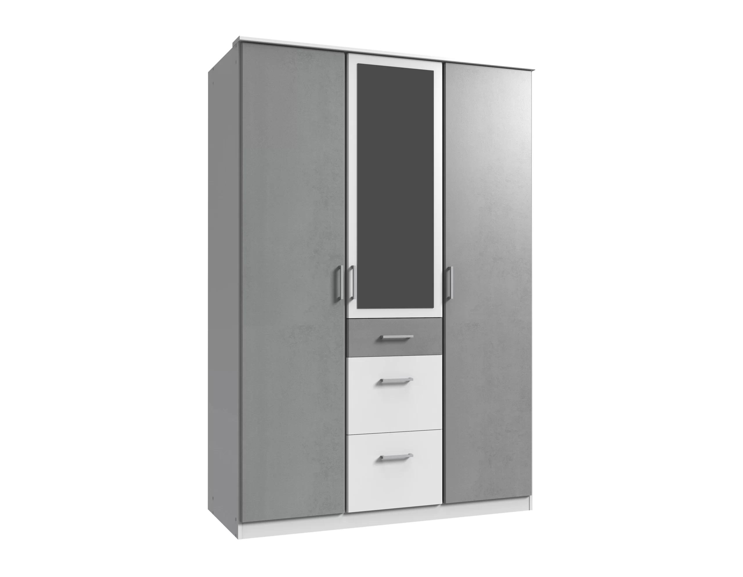 46-1753042490-687d4e3a555b7-w-main.webp Click 154629 White And Grey 3 door Wardrobe - Image 1