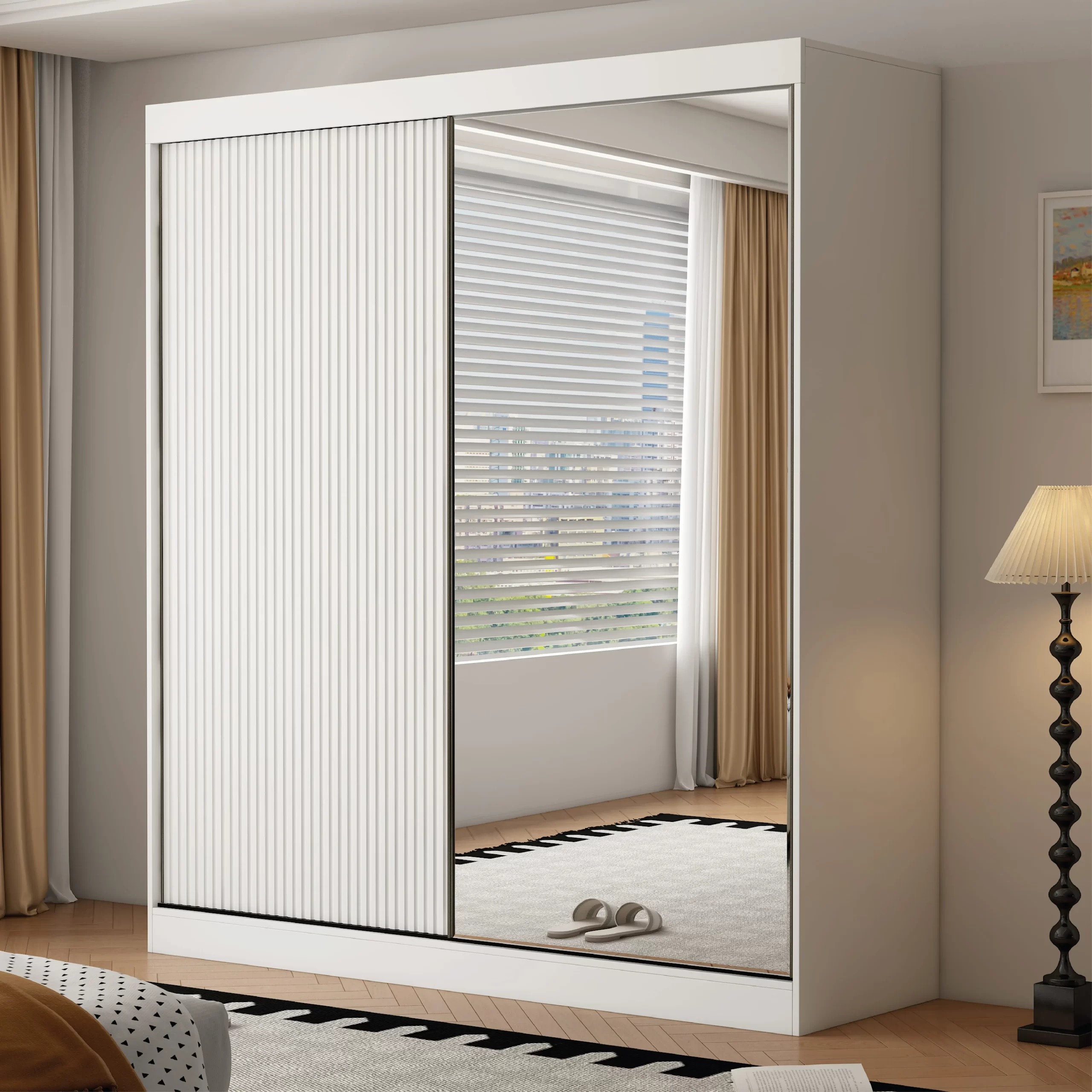 5-1768230257-69650d71ad550-w-main.webp Berlin 2 Door 200CM sliding wardrobe - Image 1