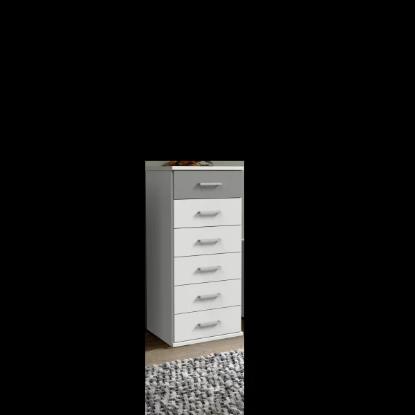 Click 154318 - White And Grey Narrow chest