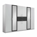 Diver 450 548- white 6 Door Wardrobe