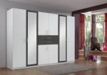 Diver 450 548- white 6 Door Wardrobe - Image 2