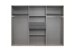 Diver 464 648- Graphite 6 door wardrobe - Image 2