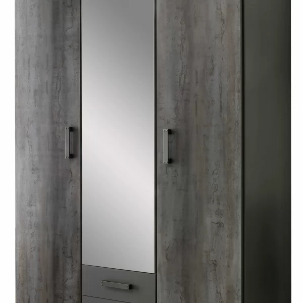 Duisberg T27484 - Digi Steel 3 Door Wardrobe