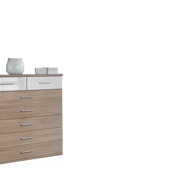 GAMMA 111319 5+2 chest oak and gloss white