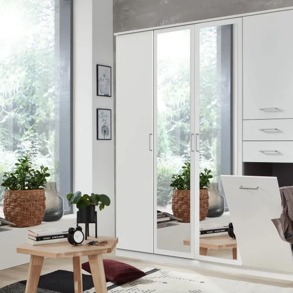 Frankfurt T38692 - White 4 Door wardrobe