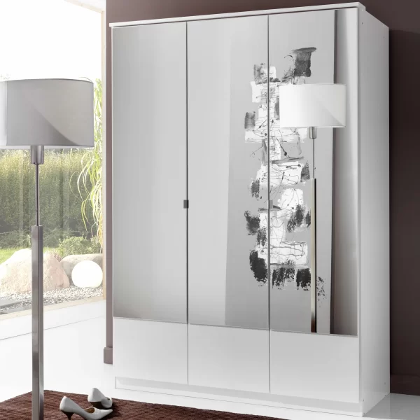 Imago 047205 - White 3 Door wardrobe