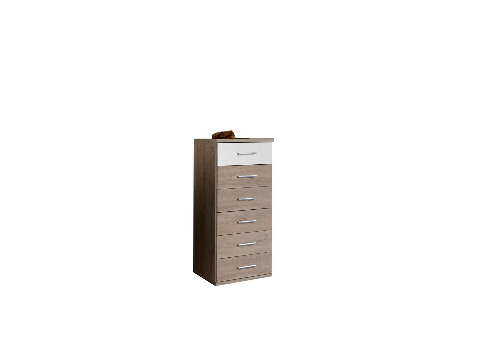 7-1751020990-685e75be982fa-w-main.webp GAMMA 111318 slim chest oak and gloss white - Image 1