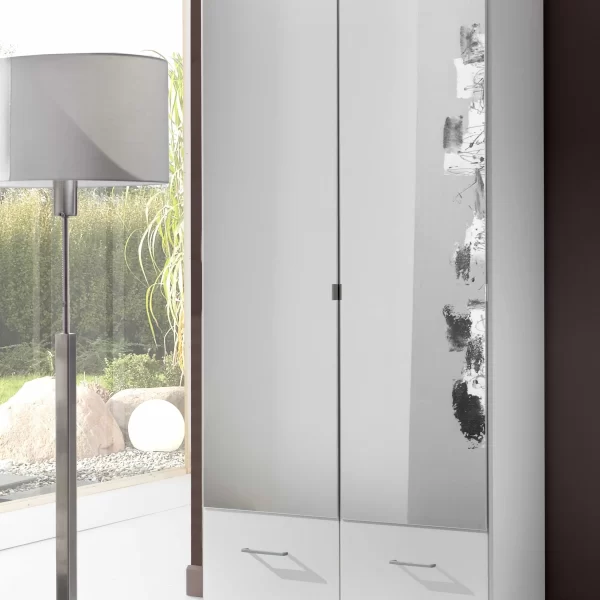 Imago 047265 - White 2 Door 2 Drawer Wardrobe