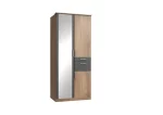 Koblenz T14614 - planked oak 2 Door Wardrobe