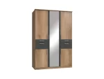 Koblenz T14616 - planked oak 3 Door Wardrobe