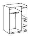 Koblenz T24615 - White 3 Door Wardrobe