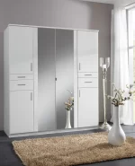 Koblenz T24617 - White 4 Door Wardrobe