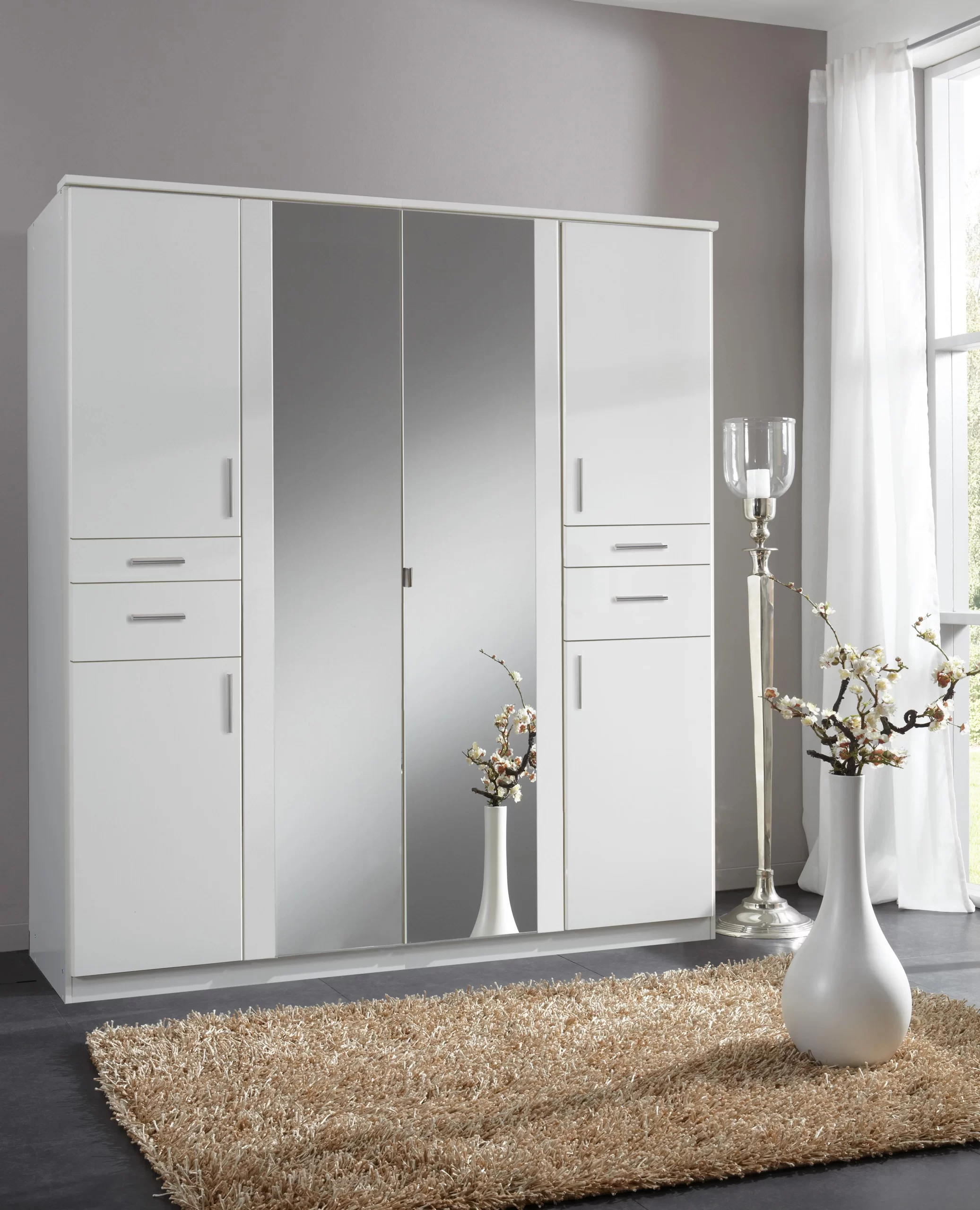 89-1752999936-687ca8003a601-w-main.webp Koblenz T24617 - White 4 Door Wardrobe - Image 1