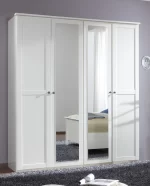 Chalet 985568 - White 4 Door Wardrobe
