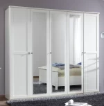 Chalet 985566 - White 5 Door Wardrobe