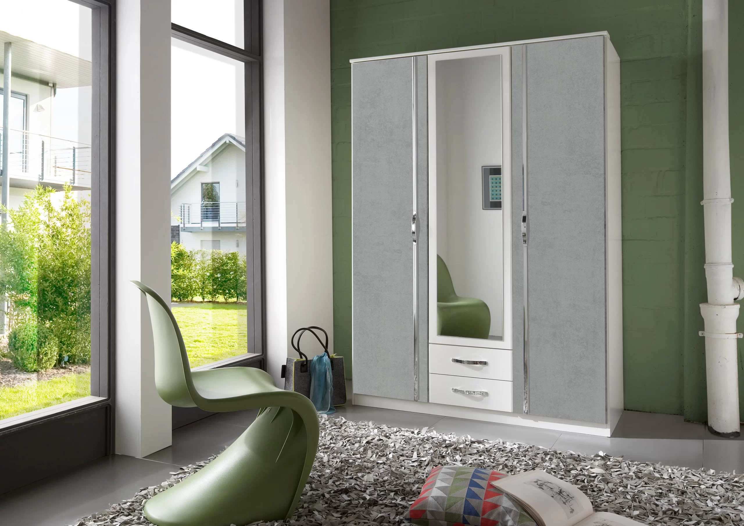 96-1752963047-687c17e7536f5-w-main.webp DUO 075484 - Grey 3 Door Wardrobe - Image 1