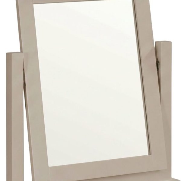WINDSOR DRESSING TABLE MIRROR - PUTTY/OAK