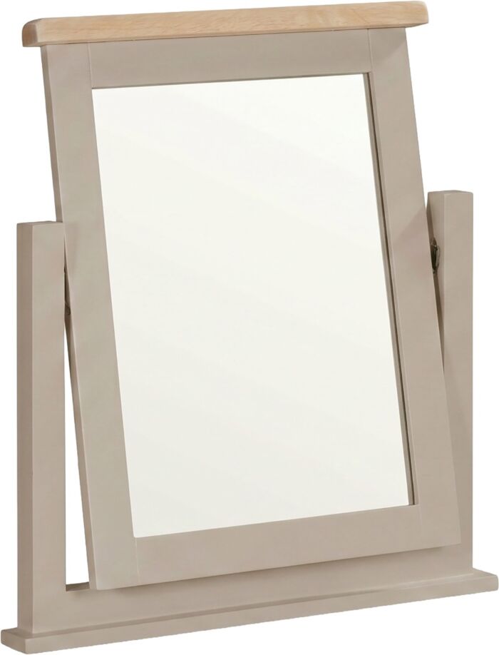 WINDSOR DRESSING TABLE MIRROR – PUTTY/OAK WINDSOR DRESSING TABLE MIRROR - PUTTY/OAK - Image 1