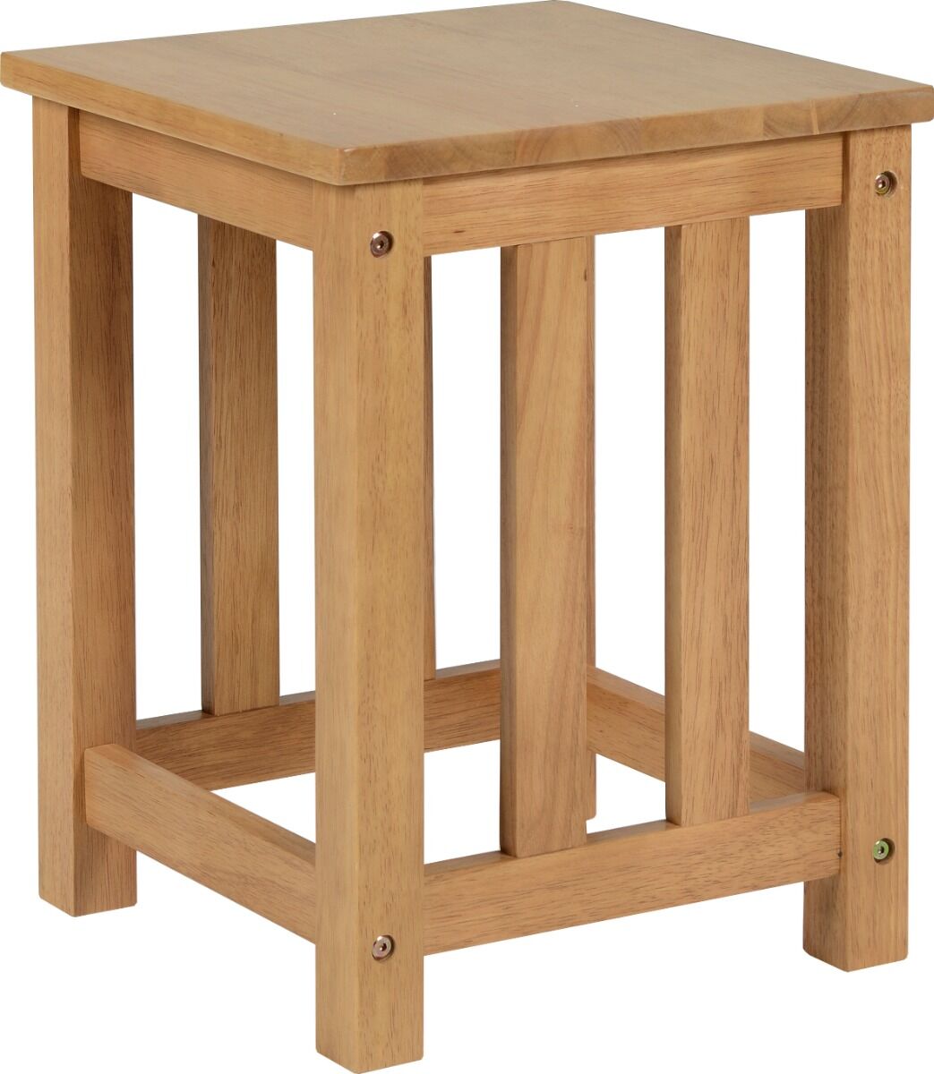 400-402-102 RICHMOND STOOL (X2 PER BOX) - OAK VARNISH - Image 1