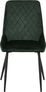 AVERY DINING CHAIR (X2 PER BOX) - EMERALD GREEN VELVET - Image 2