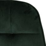 LUKAS DINING CHAIR (X2 PER BOX) - EMERALD GREEN VELVET - Image 3