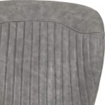 QUEBEC DINING CHAIR (X4 PER BOX) - GREY FAUX LEATHER - Image 3