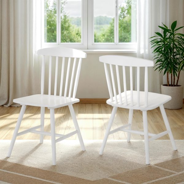 EMERY DINING CHAIR (X2 PER BOX) - WHITE
