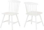 EMERY DINING CHAIR (X2 PER BOX) - WHITE - Image 2