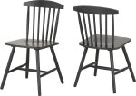 EMERY DINING CHAIR (X2 PER BOX) - DARK GREY - Image 2