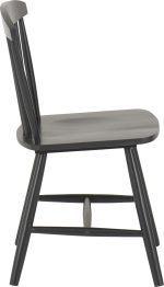 EMERY DINING CHAIR (X2 PER BOX) - DARK GREY - Image 3