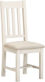 WINDSOR SLATTED DINING CHAIR (X2 PER BOX) - IVORY/OAT FABRIC - Image 2