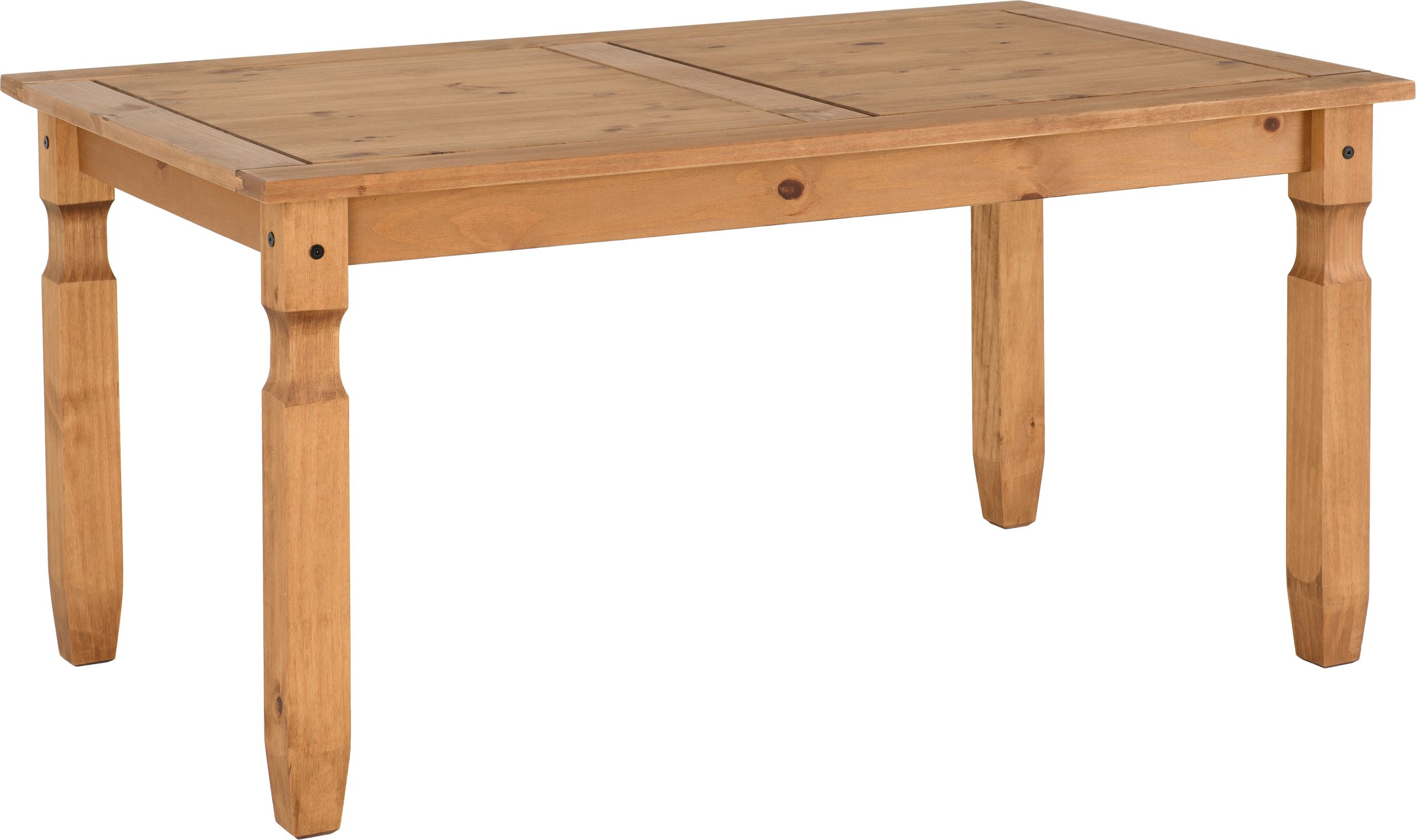 400-403-007_2 CORONA 5' DINING TABLE - DISTRESSED WAXED PINE - Image 1