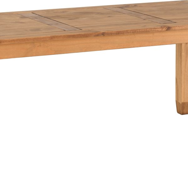 CORONA 6' DINING TABLE - DISTRESSED WAXED PINE