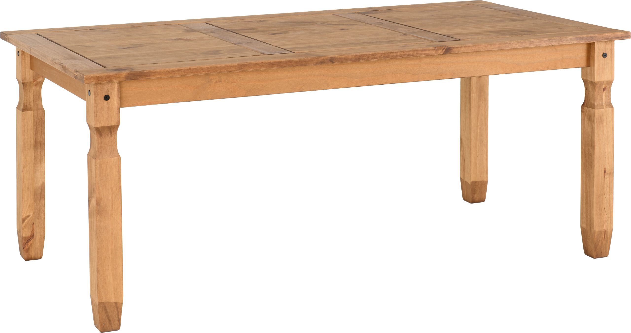 400-403-008_1 CORONA 6' DINING TABLE - DISTRESSED WAXED PINE - Image 1