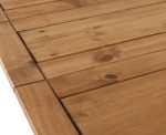 CORONA EXTENDING DINING TABLE - DISTRESSED WAXED PINE - Image 4