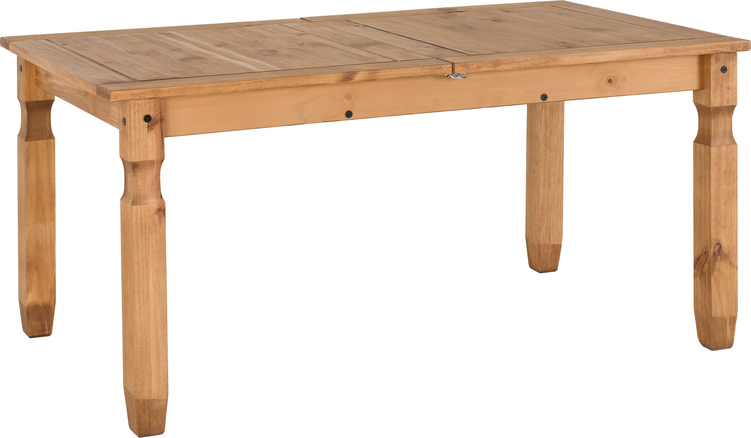 400-403-009_2 CORONA EXTENDING DINING TABLE - DISTRESSED WAXED PINE - Image 1